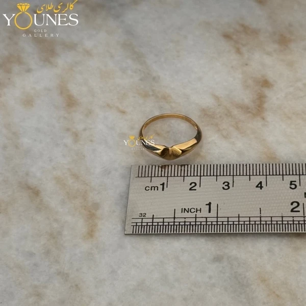 انگشتر قلب مینیمال طلا